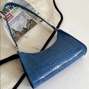 Blue Croc Bag